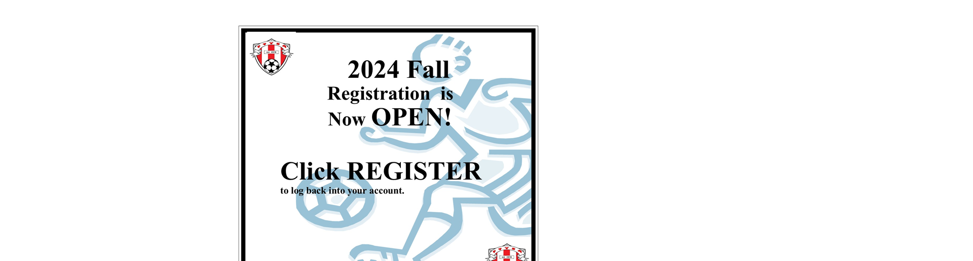 Fall Registration is NOW OPEN !