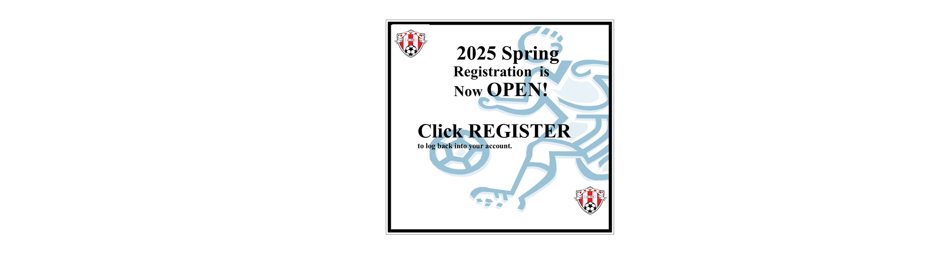 Spring Registration is now OPEN !